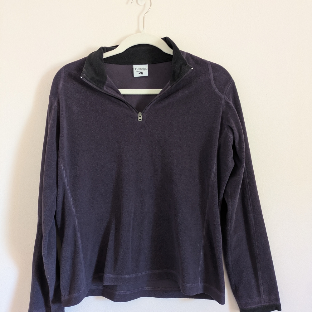 Columbia Women's Violet Quarter Zip Fleece Pullover Top